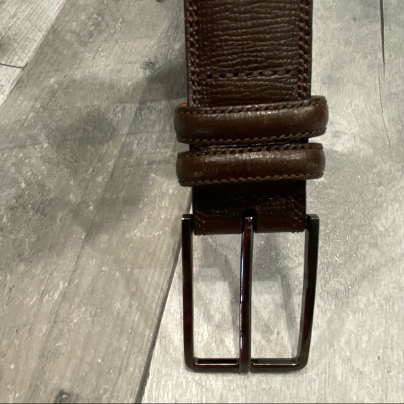 Murano Other - MURANO Men’s Brown Embossed Leather Belt Size 32